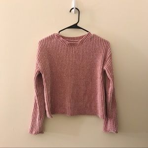 Pink Chenille Sweater
